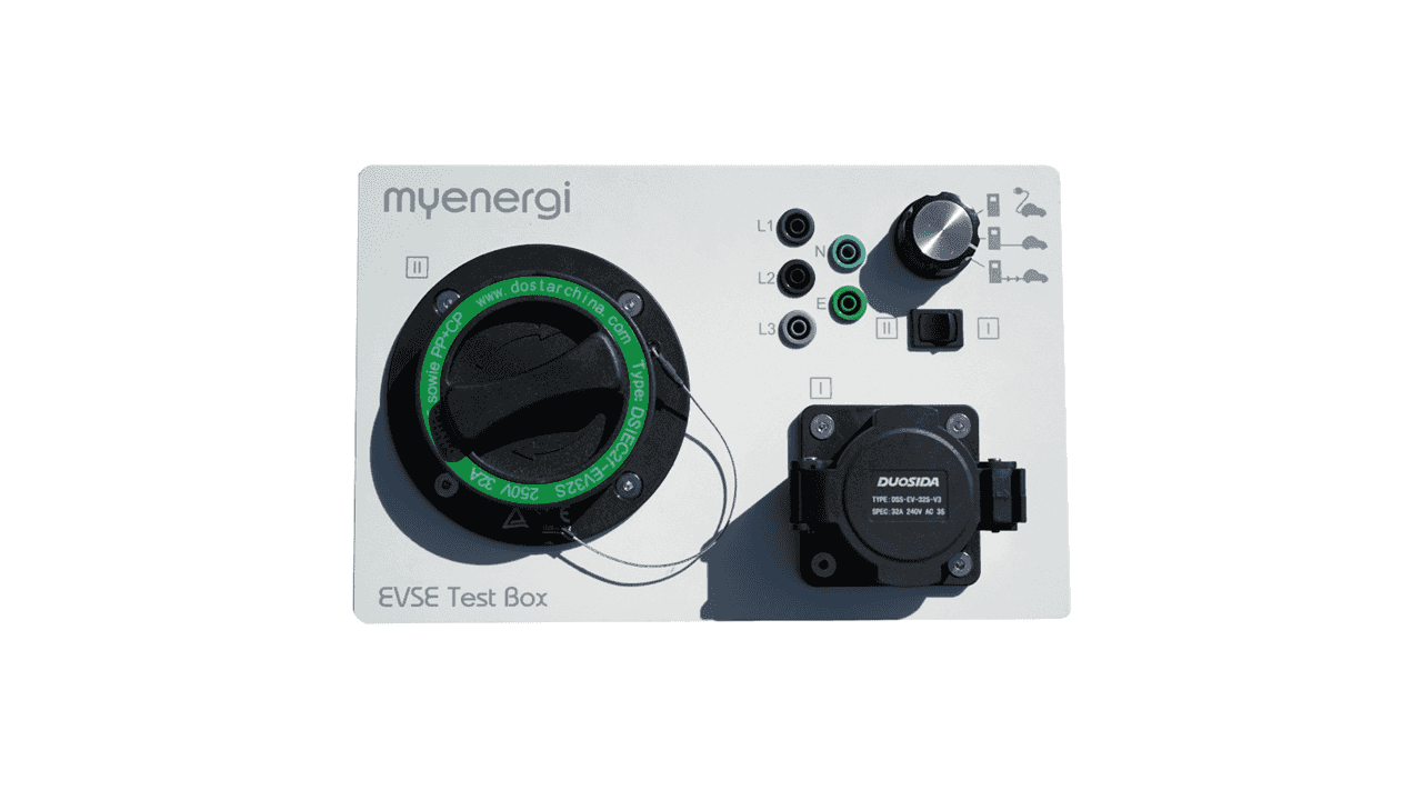EVSE test box for zappi RCD testing